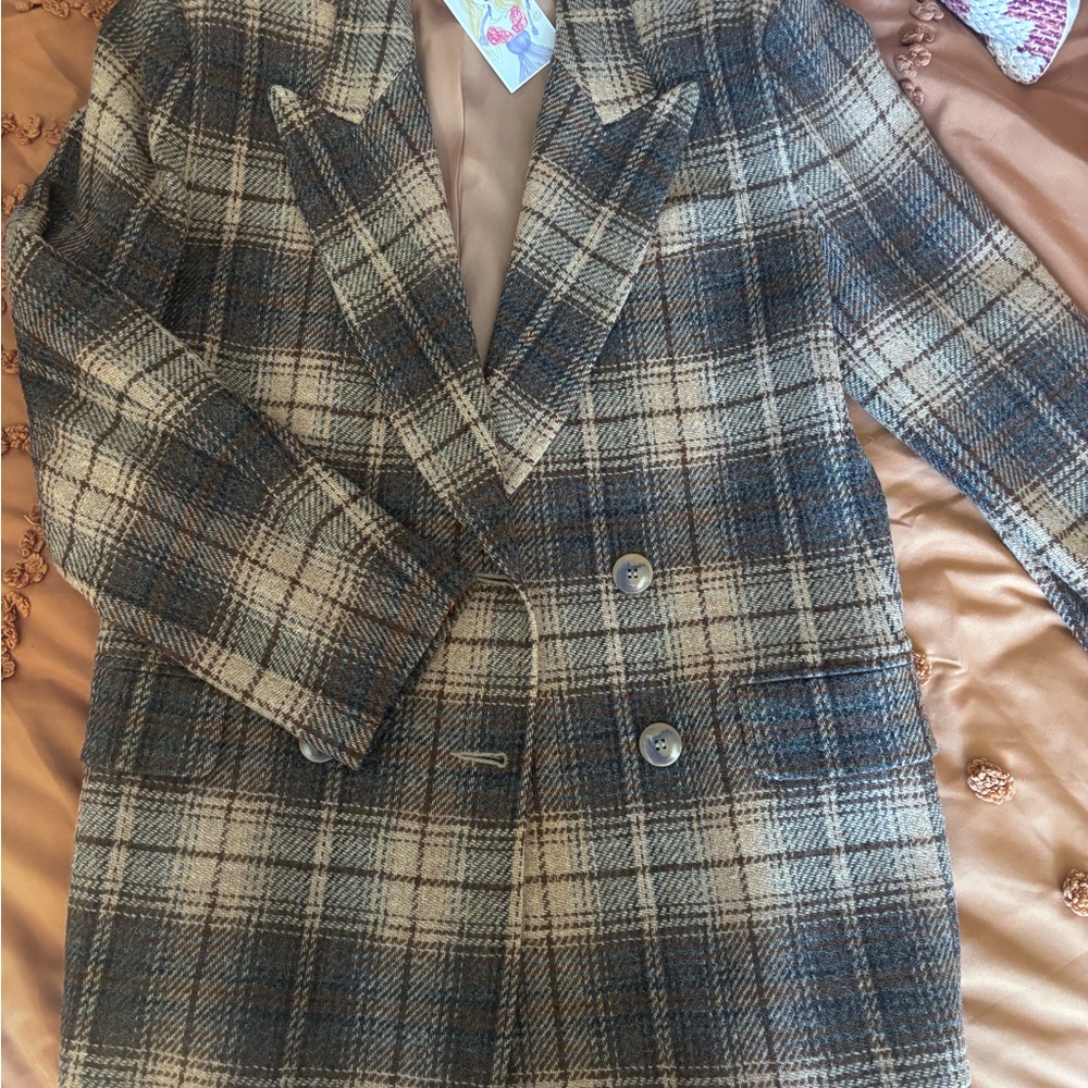 Casual Corner Brown Wool Coat